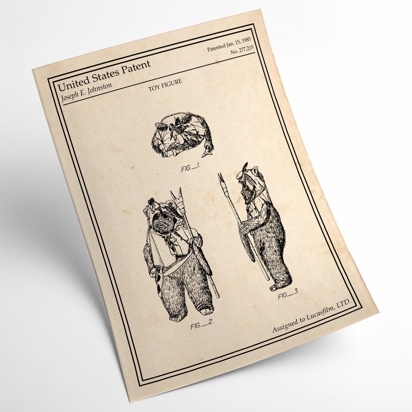 Affiche décoration chambre Ewok
