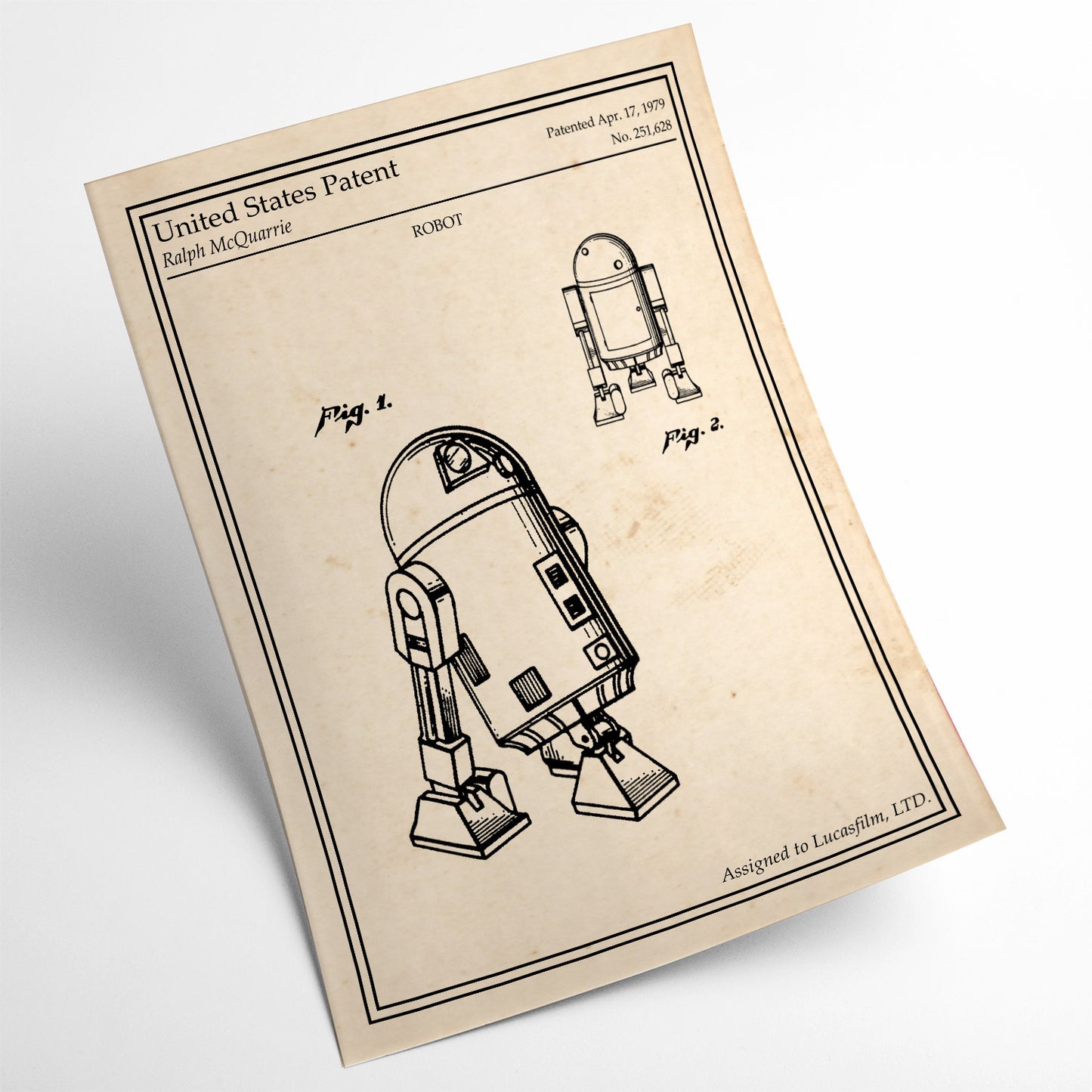 Affiche décoration chambre R2D2
