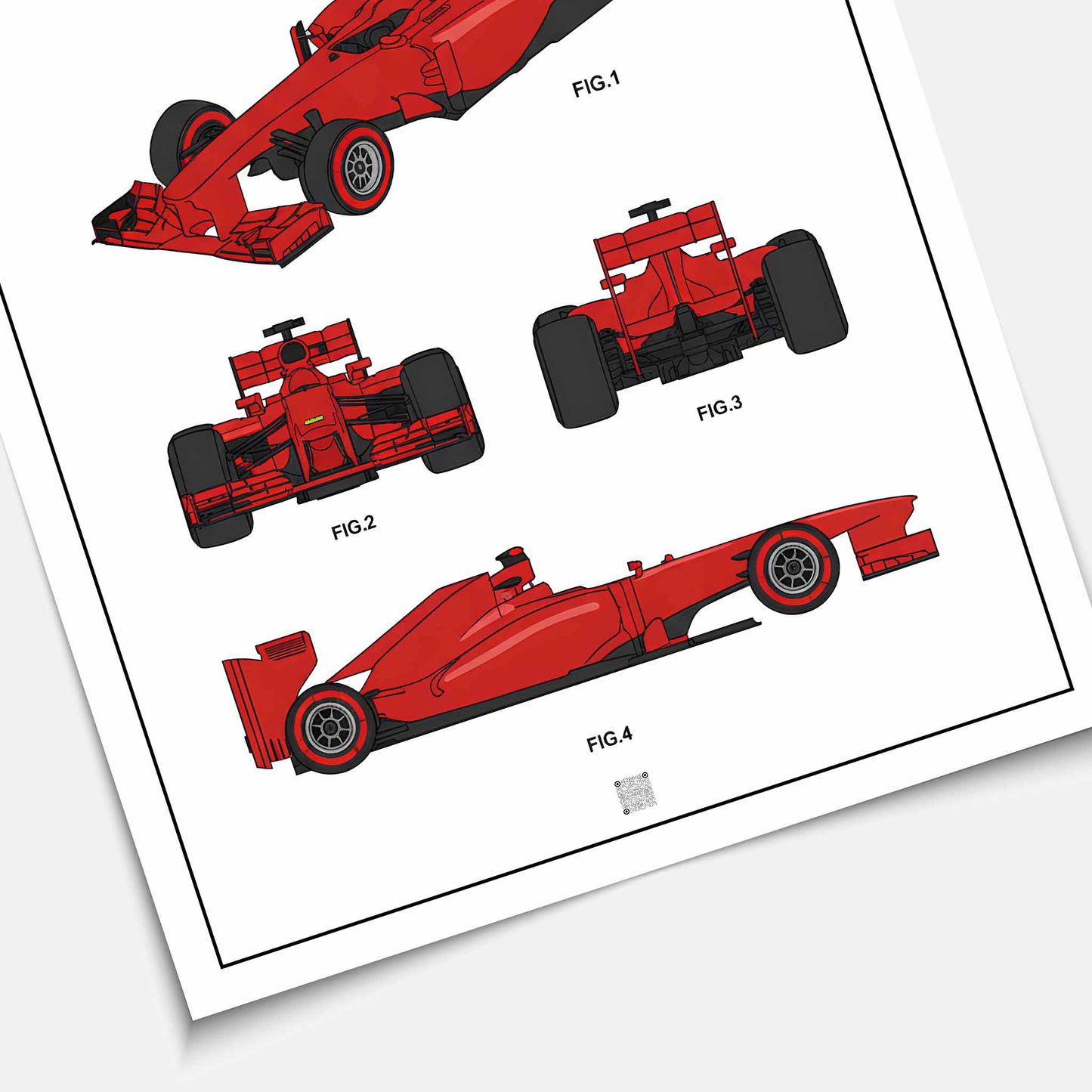 Affiche brevet Formule 1