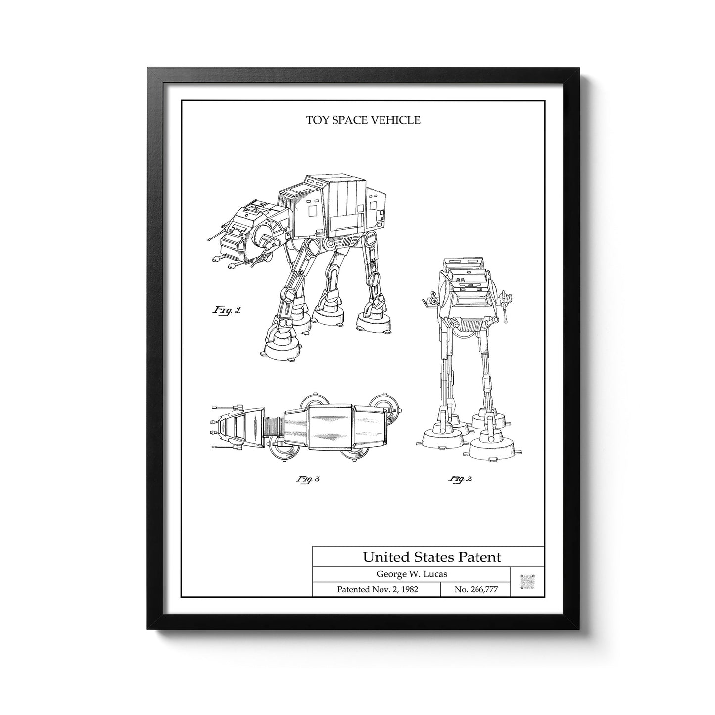 Affiche brevet AT-AT Imperial Walker