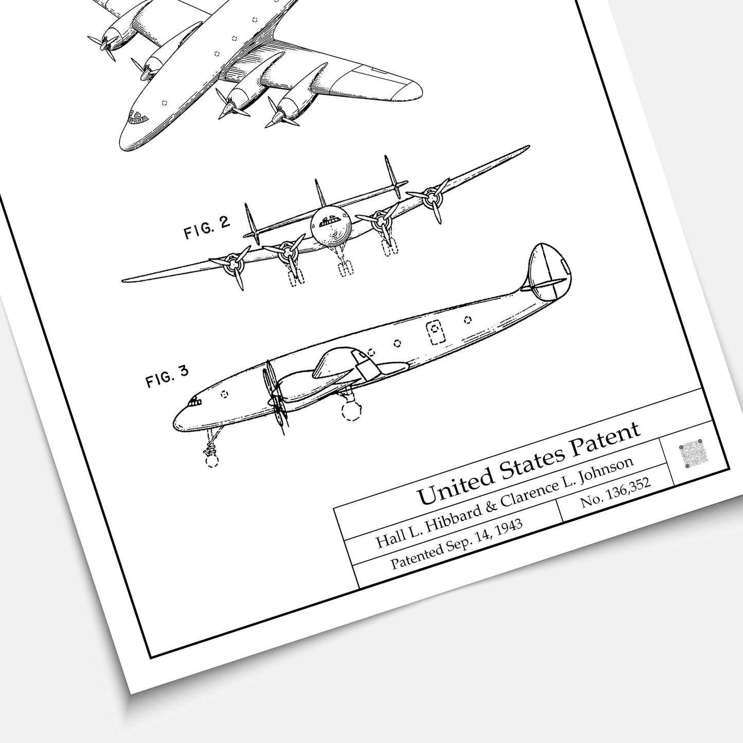 Affiche brevet Bombardier