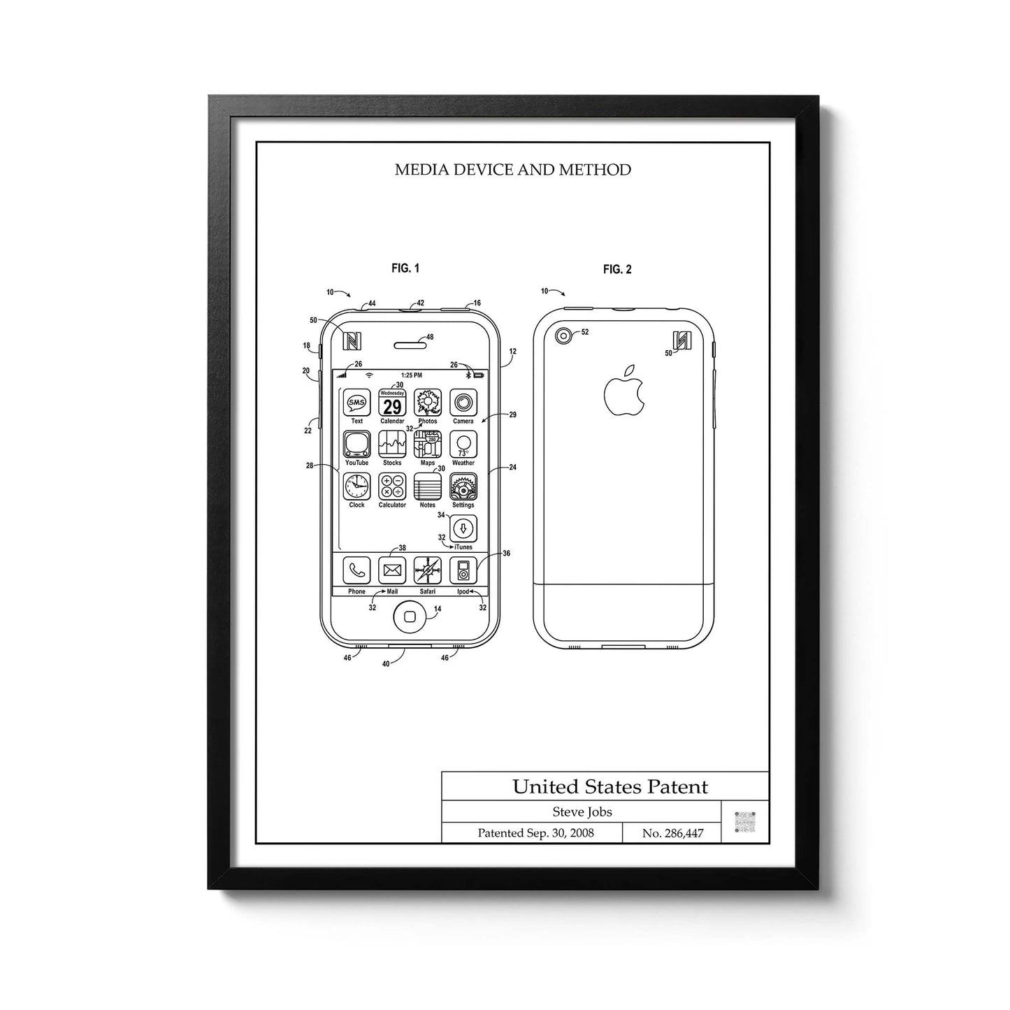 Affiche brevet Iphone