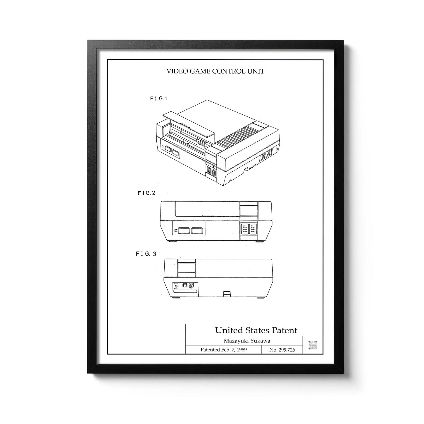 Affiche brevet Nintendo