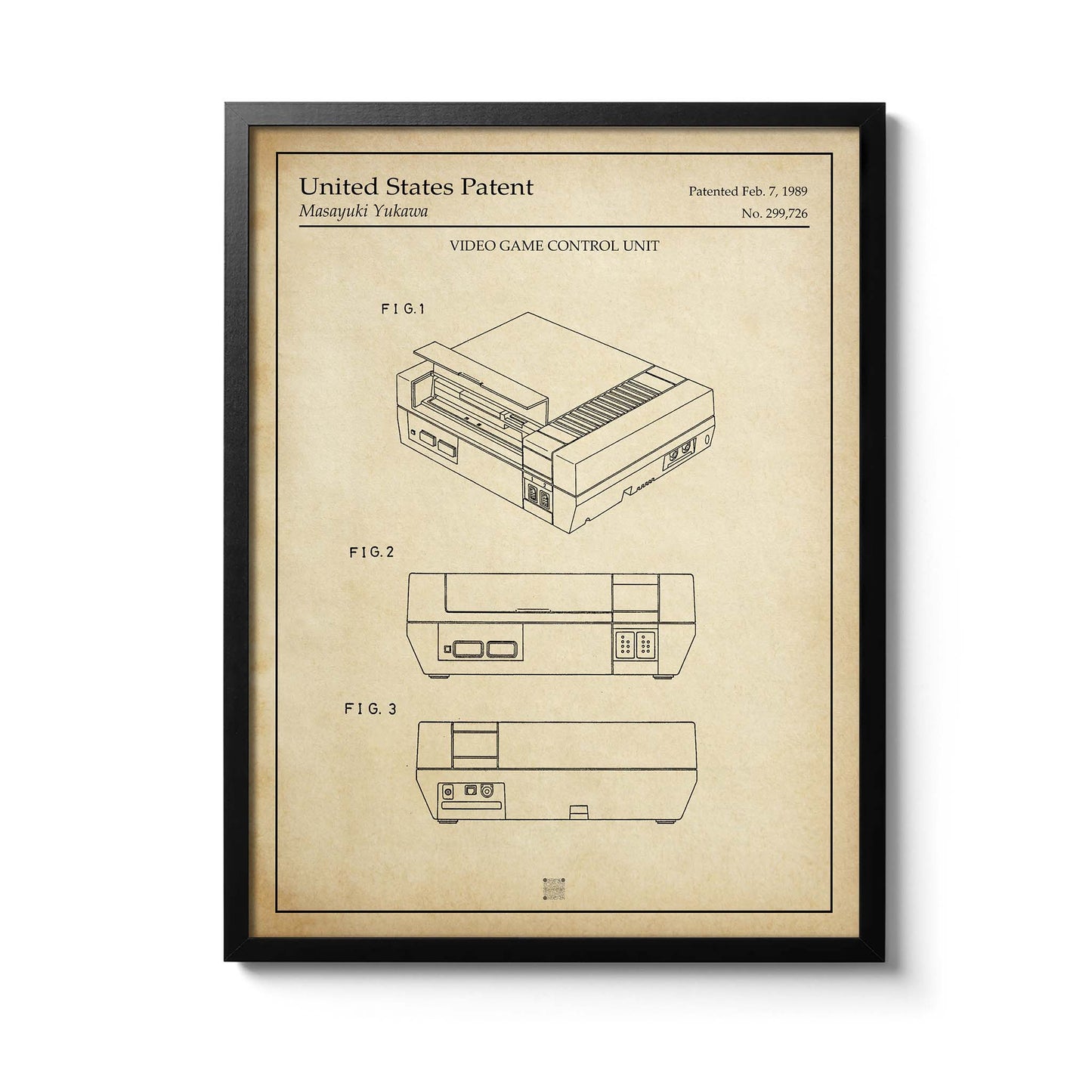 Affiche brevet Nintendo