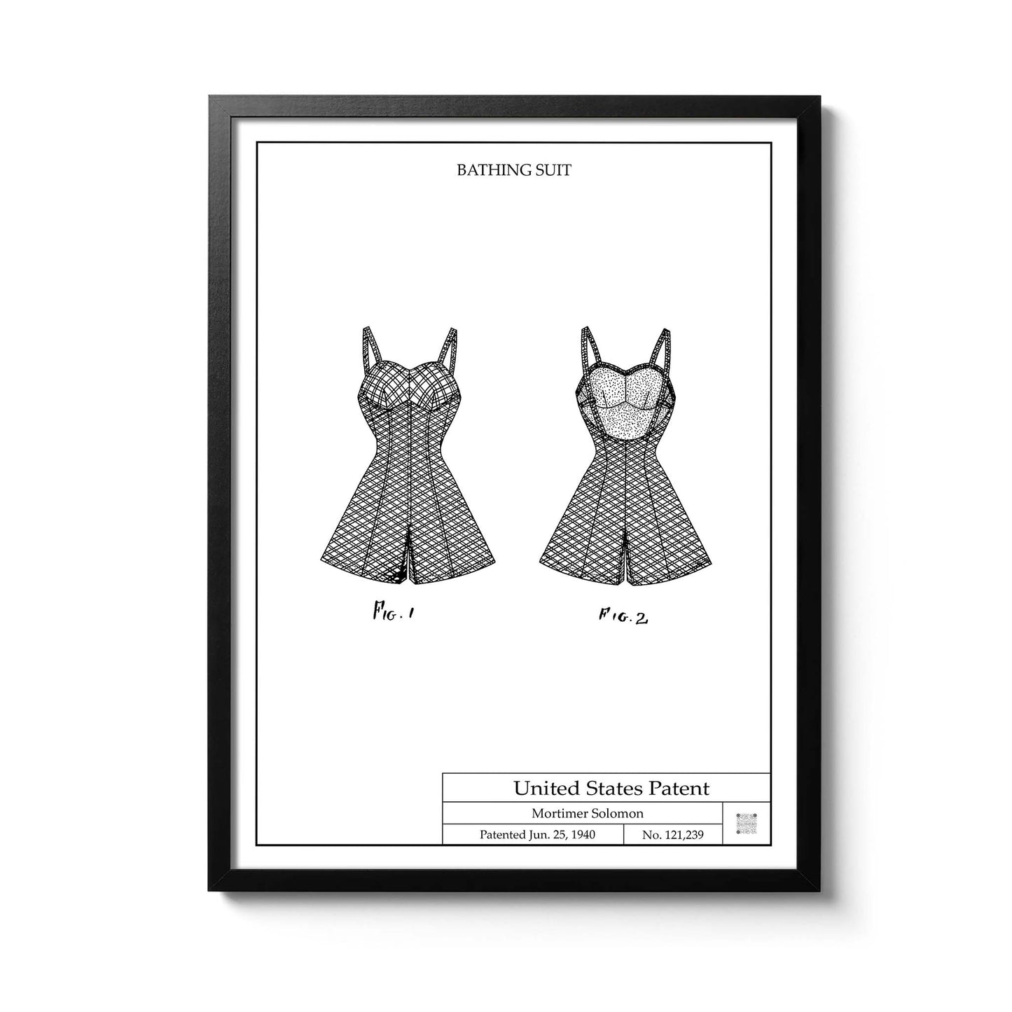 Affiche brevet Maillot de Bain