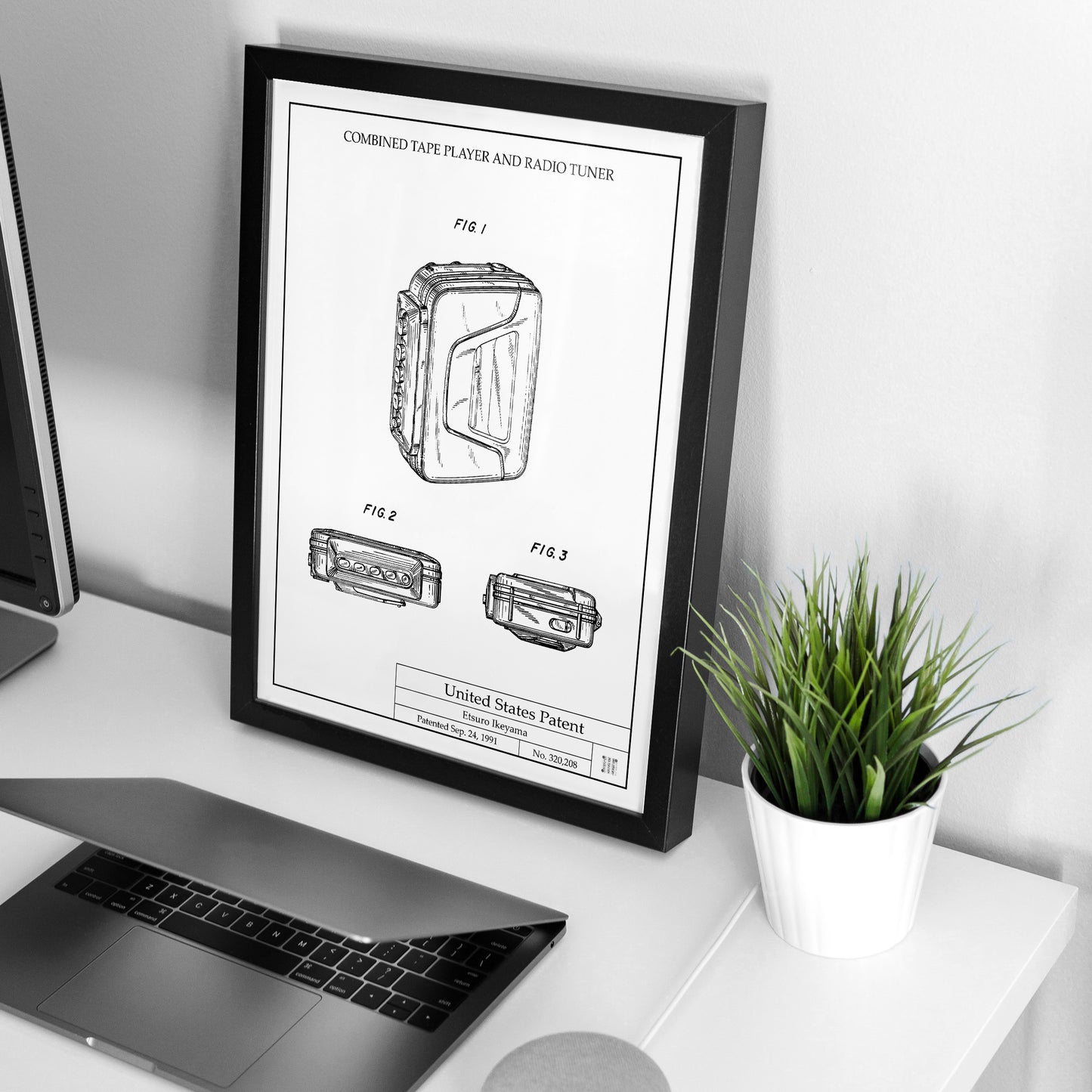 Affiche brevet Walkman