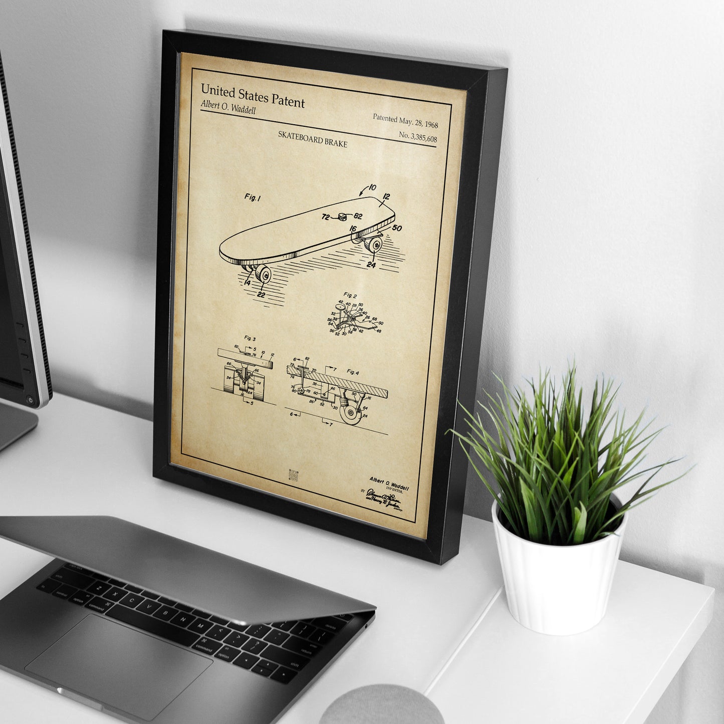 Affiche brevet Skateboard