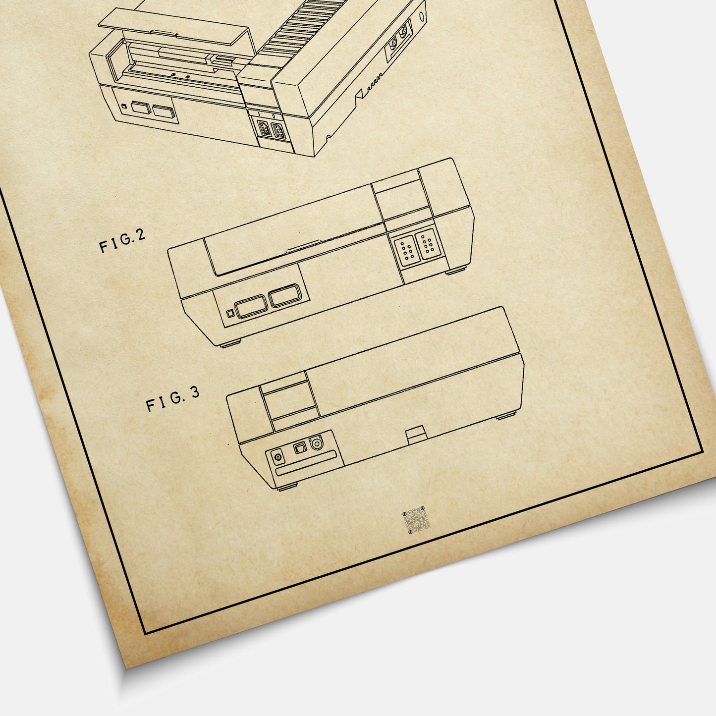 Affiche brevet Nintendo