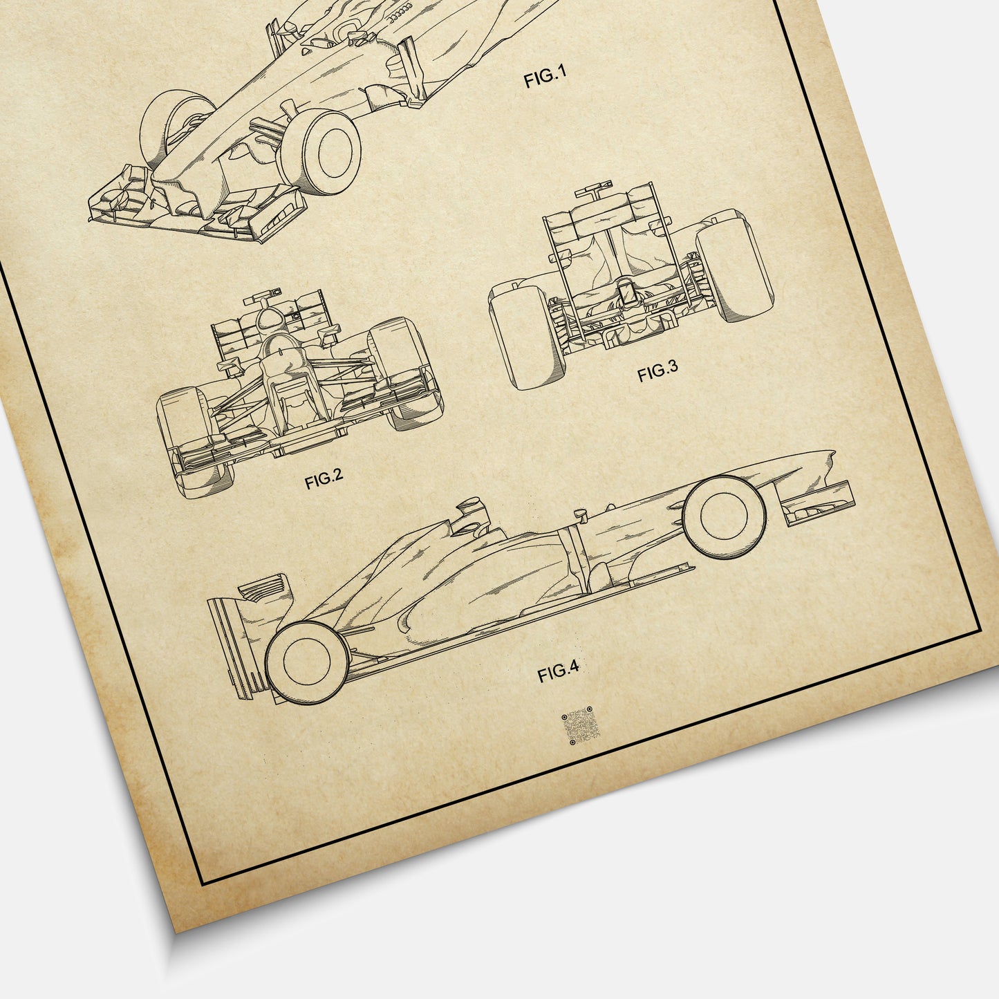 Affiche brevet Formule 1