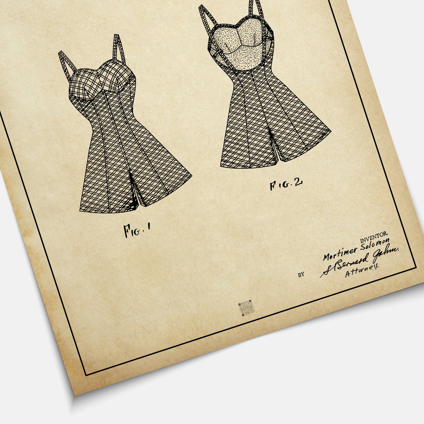 Affiche brevet Maillot de Bain
