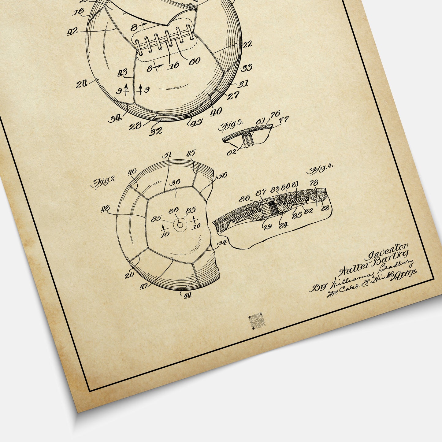 Affiche brevet Ballon de Football