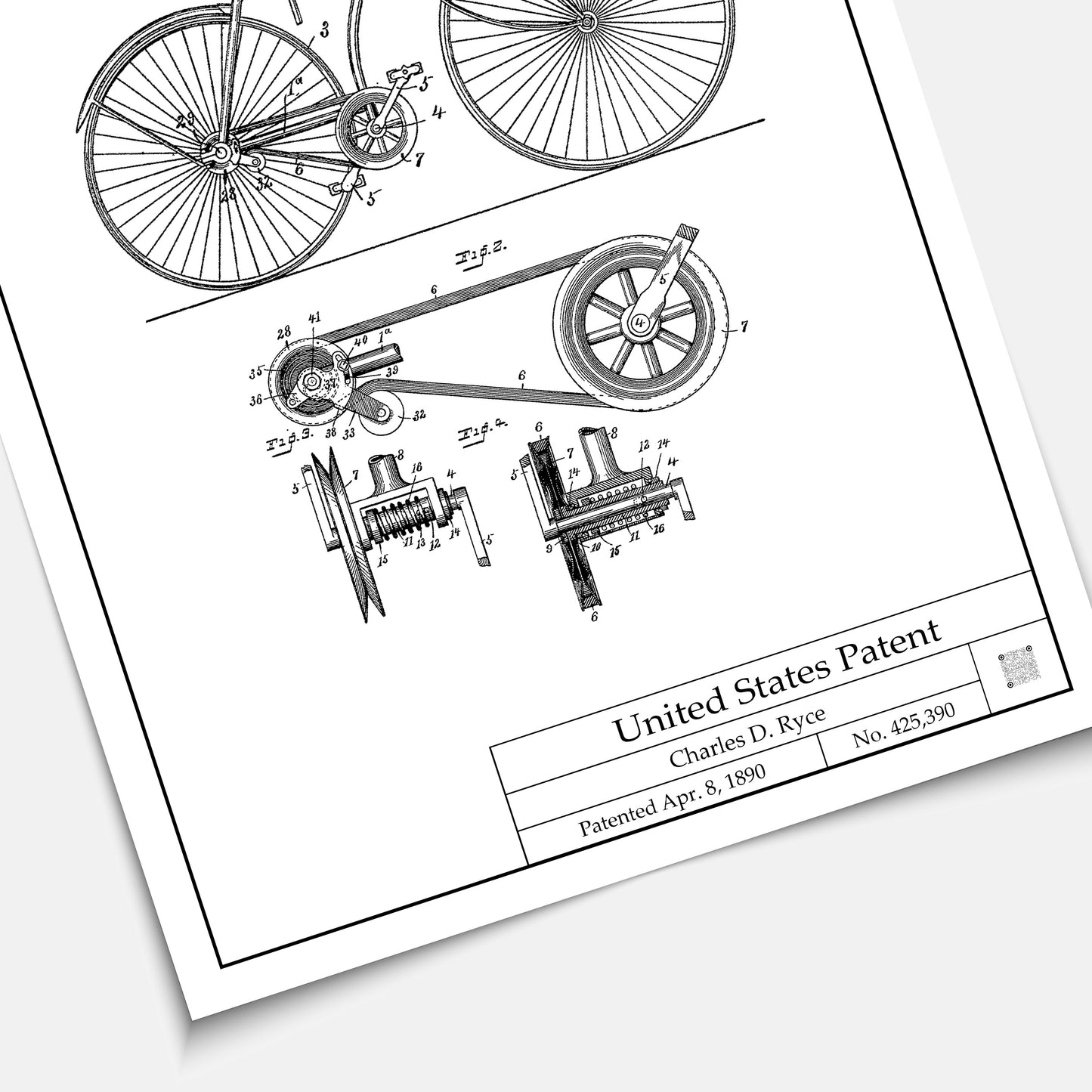 Affiche brevet Vélo