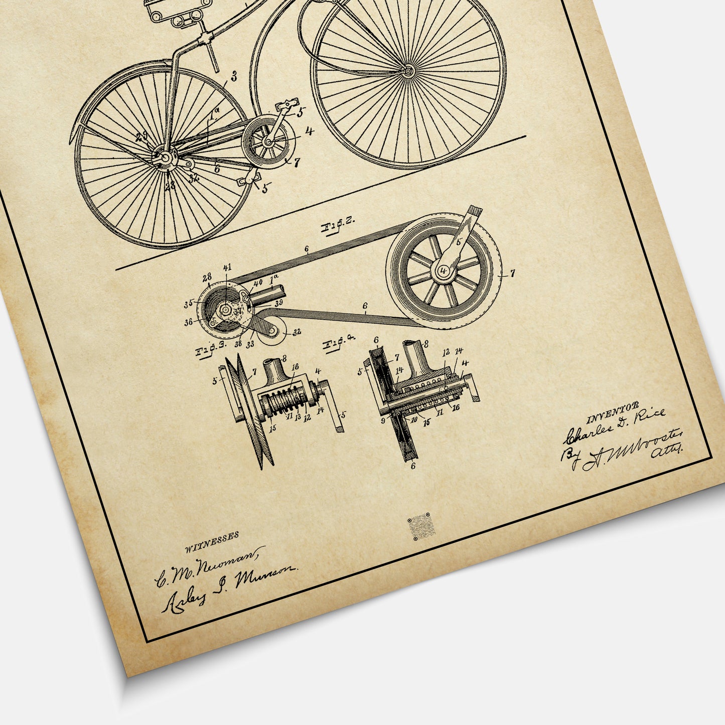 Affiche brevet Vélo