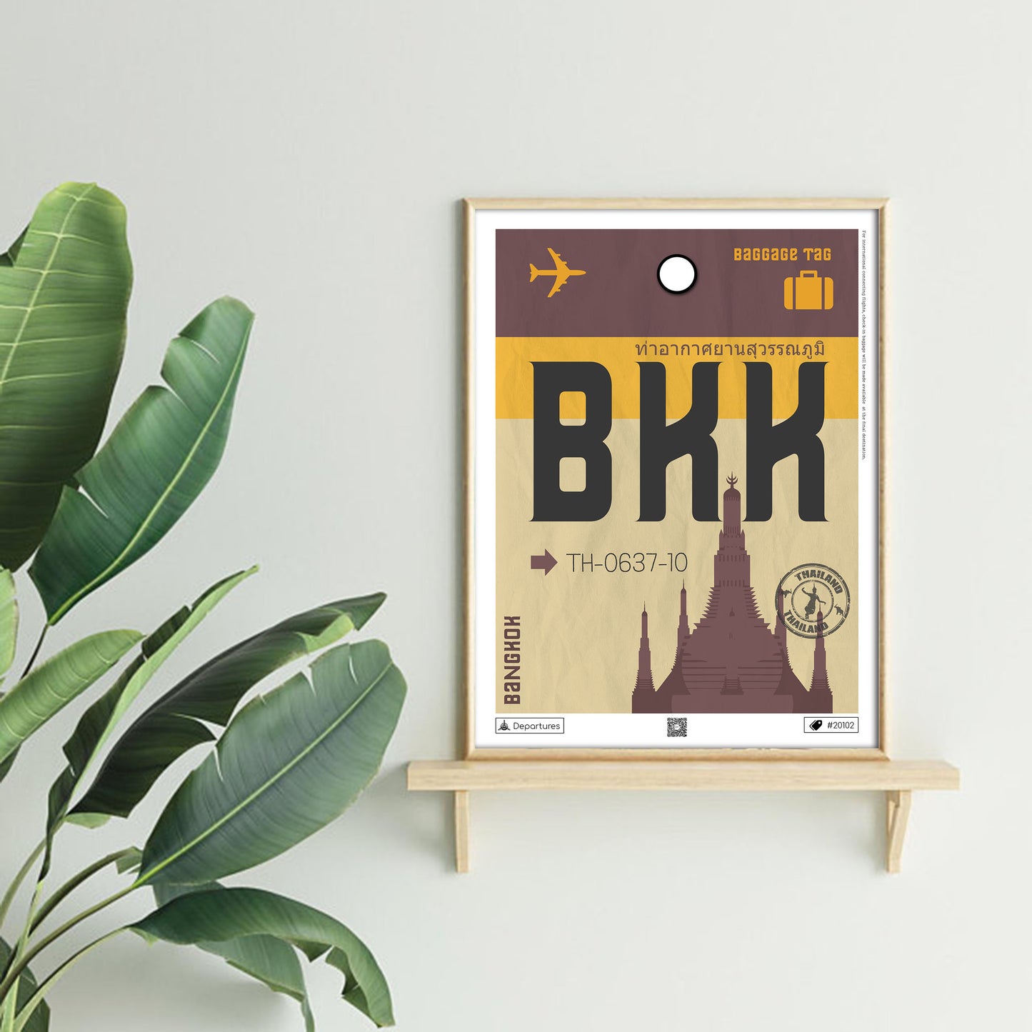 Affiche déco Bangkok