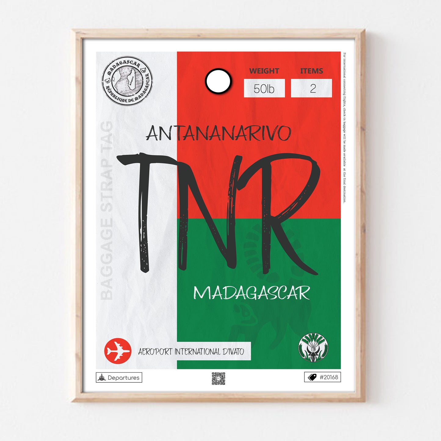 Affiche voyage Madagascar