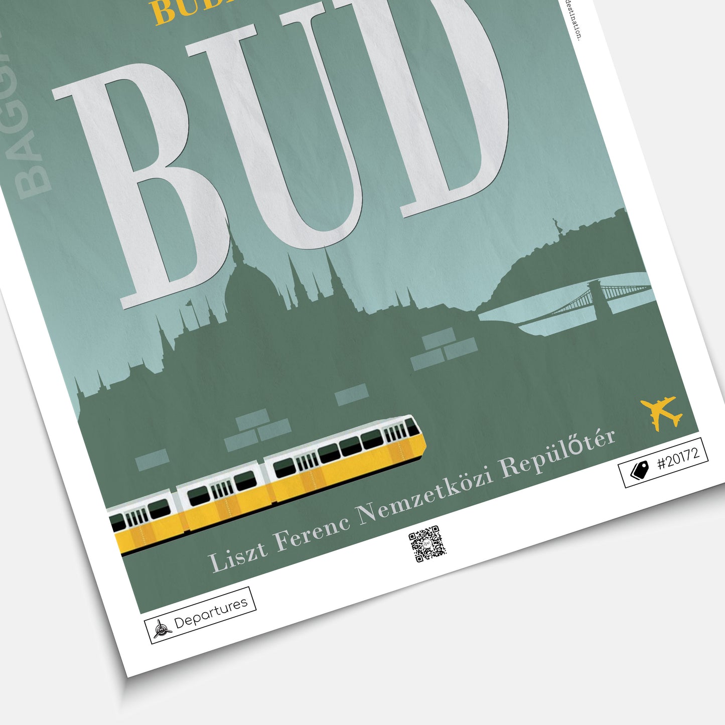 Affiche déco Budapest