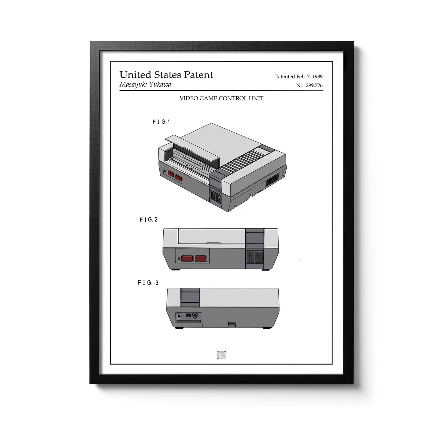 Affiche brevet Nintendo