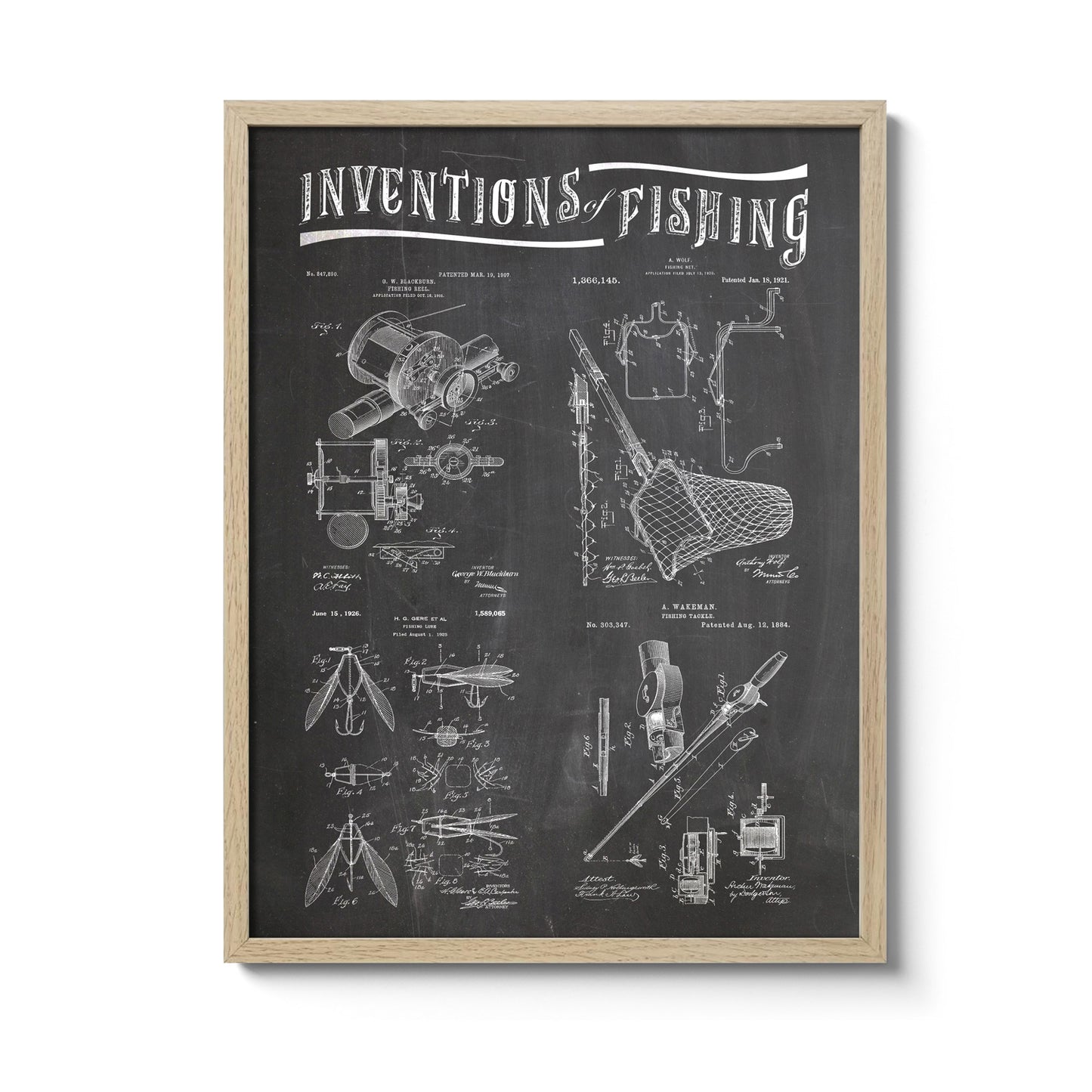 Affiche Inventions Pêche