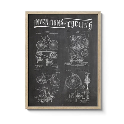 Affiche Inventions Cyclisme
