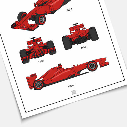 Affiche brevet Formule 1