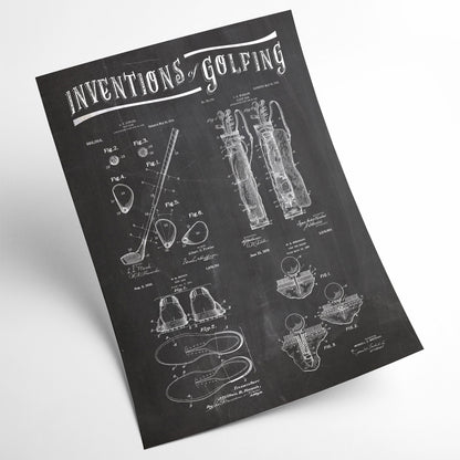 Affiche Inventions Golf