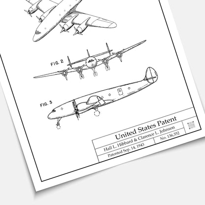 Affiche brevet Bombardier