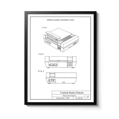 Affiche brevet Nintendo