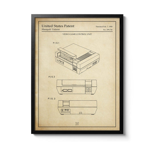 Affiche brevet Nintendo