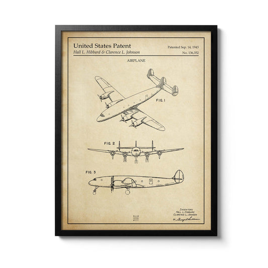 Affiche brevet Bombardier