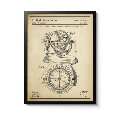 Affiche brevet Compas Stellaire