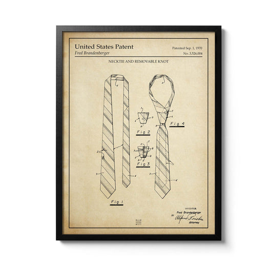 Affiche brevet Cravate