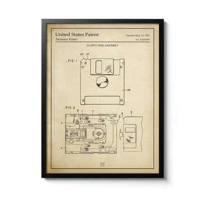 Affiche Brevet Disquette