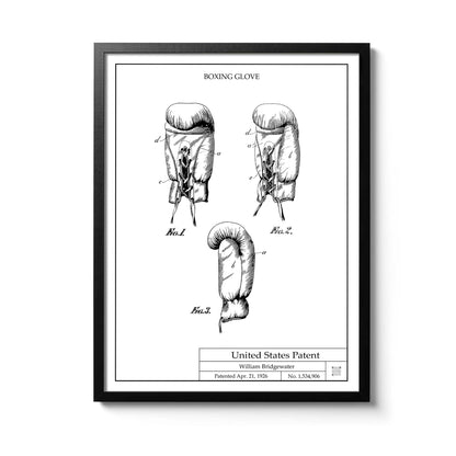 Affiche brevet Gants de Boxe