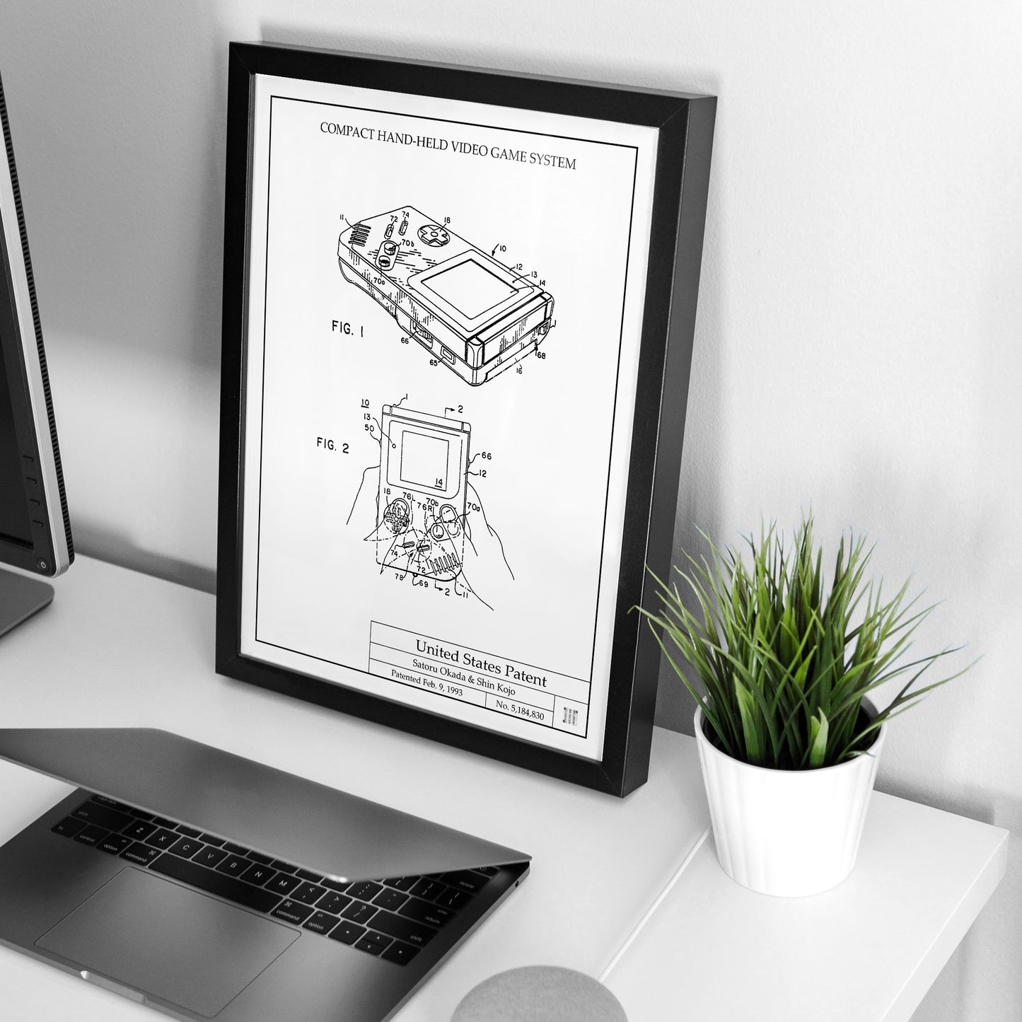 Affiche brevet GameBoy