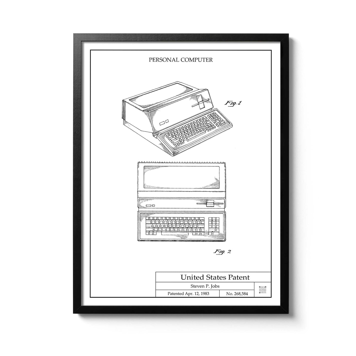 Affiche brevet Apple III