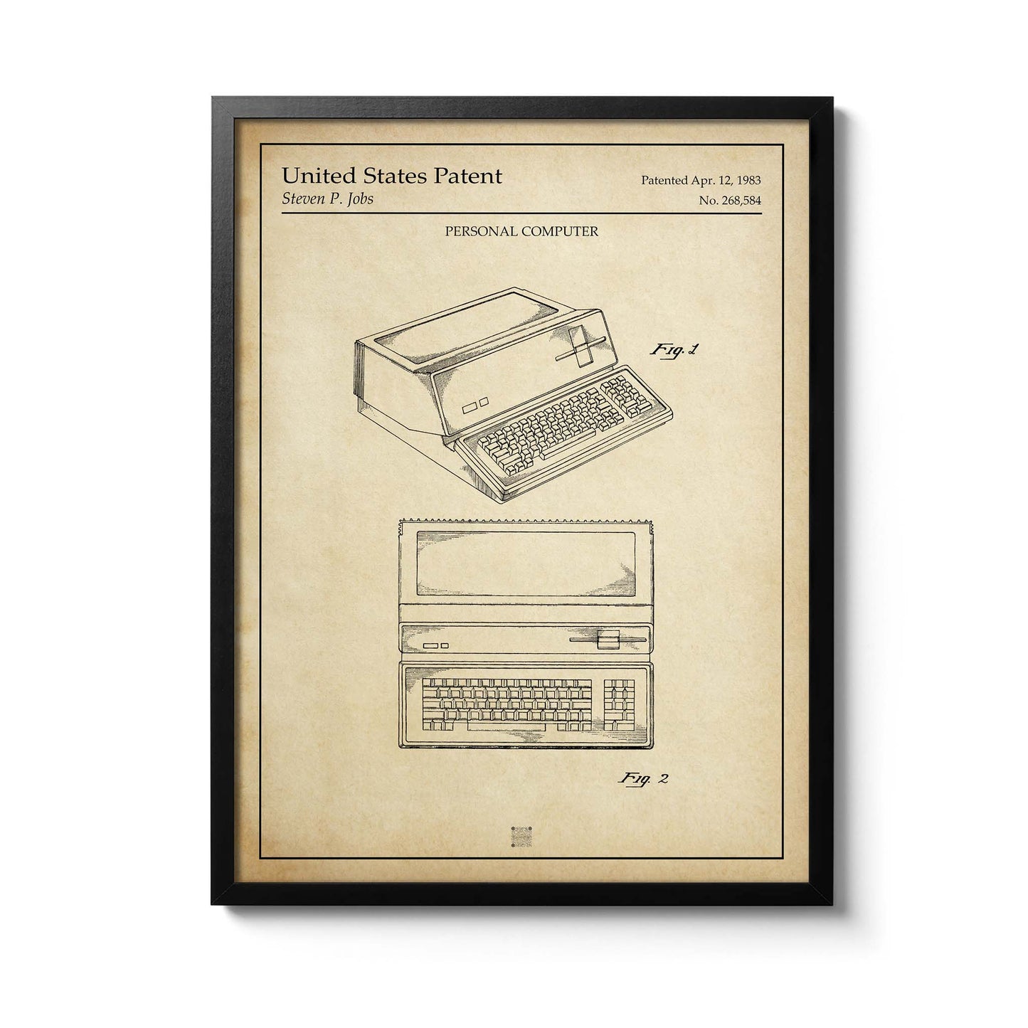 Affiche brevet Apple III