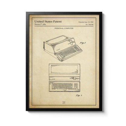 Affiche brevet Apple III