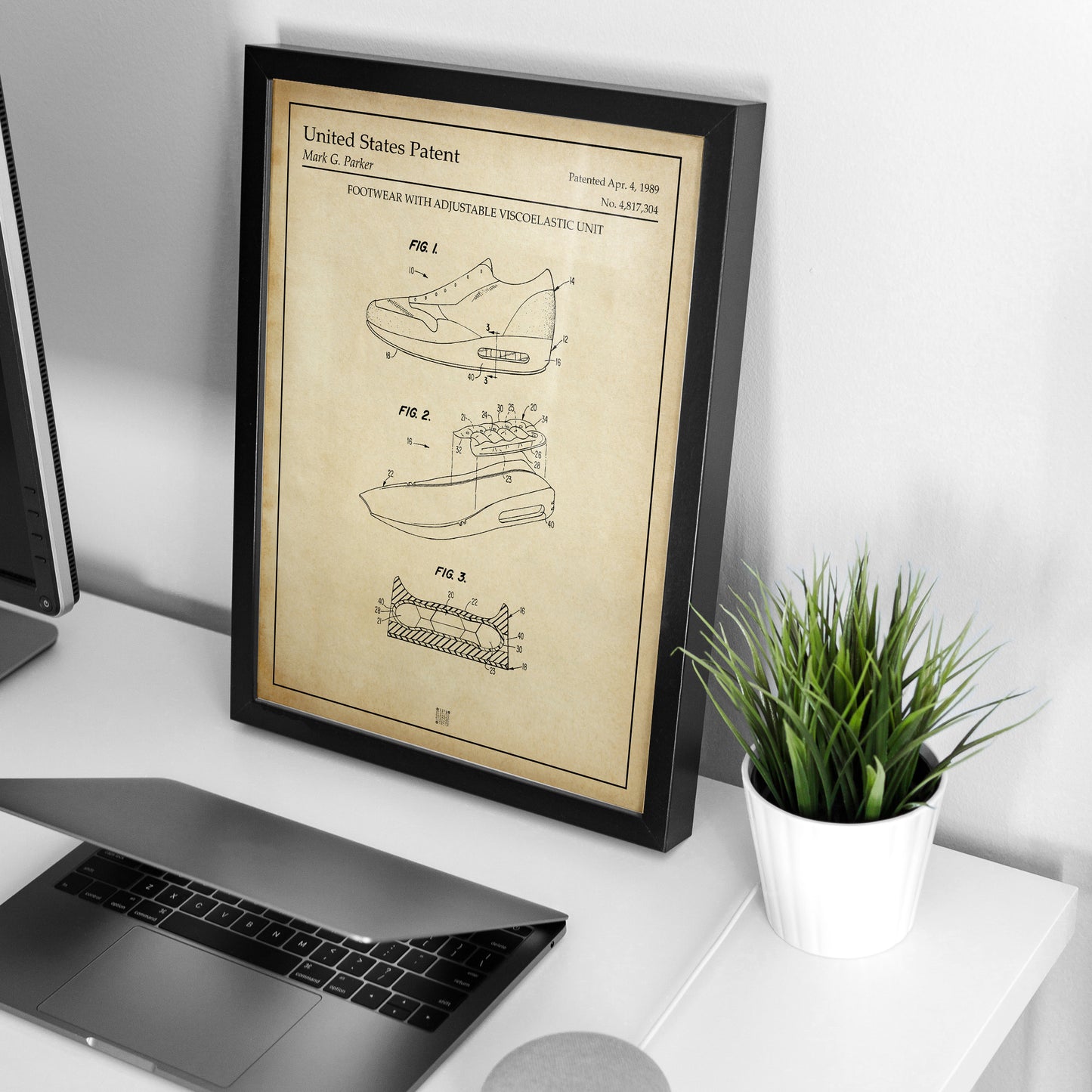 Affiche brevet Nike Air Max