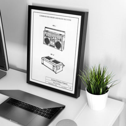 Affiche brevet Ghetto Blaster