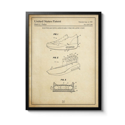 Affiche brevet Nike Air Max