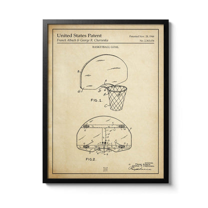 Affiche brevet Panier de Basket