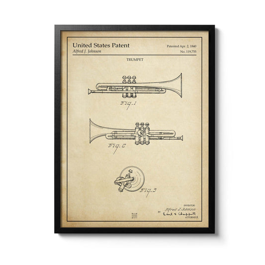 Affiche brevet Trompette