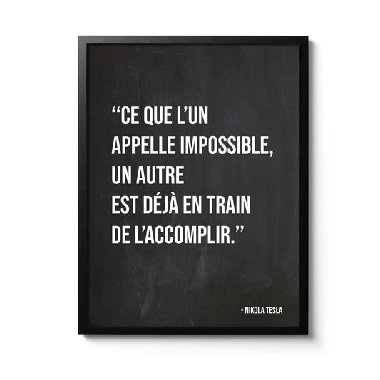 Affiche Nikola Tesla