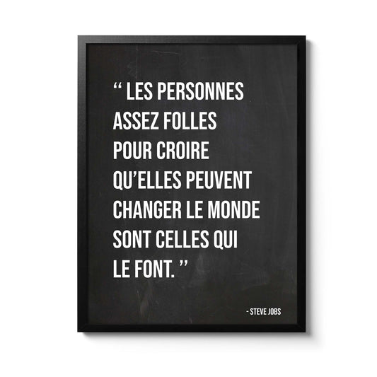 Affiche Steve Jobs