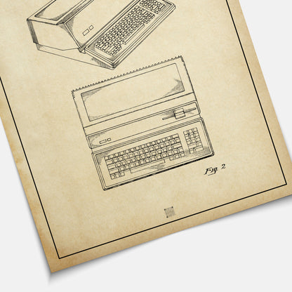Affiche brevet Apple III