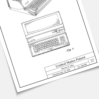 Affiche brevet Apple III
