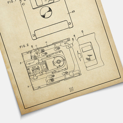 Affiche Brevet Disquette
