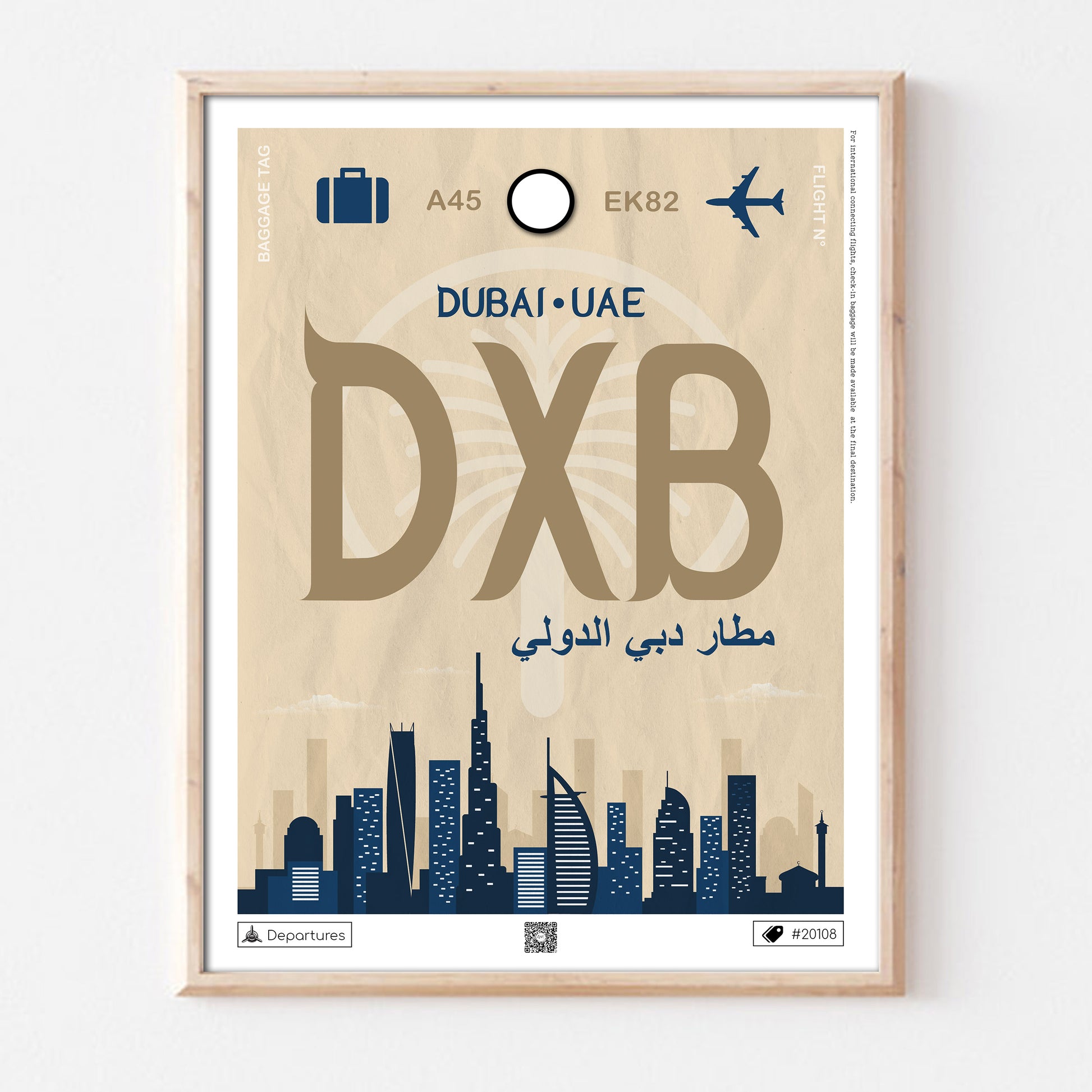 Affiche voyage Dubai