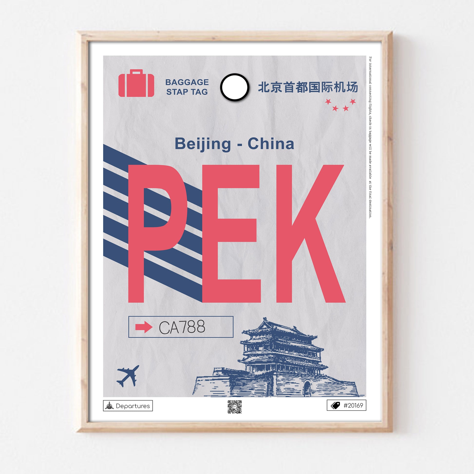Affiche voyage Pékin