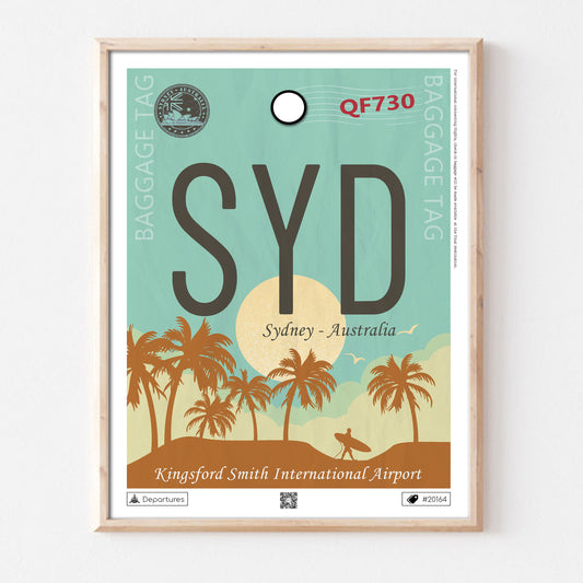 Affiche voyage Sydney